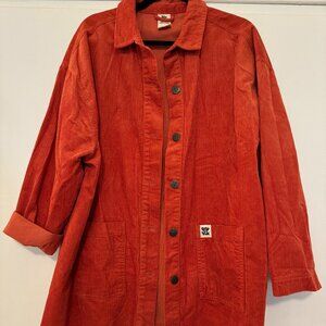 Lucy & Yak Corduroy Olly Jacket, Tomato Red/Orange color